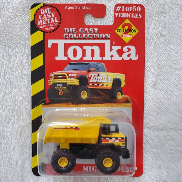 1999 Tonka lot of 3 Mighty Grader, Mighty Dump Truck, and Mighty Backhoe - Picture 2 of 8